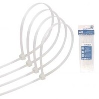 White Tie Wraps 3.6x150mm - Set of 40 pieces