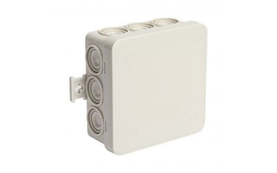 Velvalux Velvalux Panoboxpro IP55 IK10 85x85x40mm cable box - Perfect for light cords and LED accessories