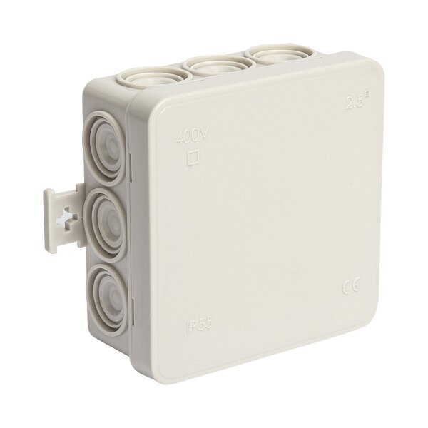 Velvalux Velvalux Panoboxpro IP55 IK10 85x85x40mm cable box - Perfect for light cords and LED accessories