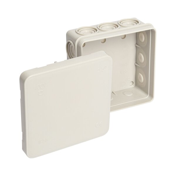 Velvalux Kabeldoos Velvalux Panoboxpro IP55 IK10 85x85x40mm - Perfect voor Licht snoer en LED toebehoren