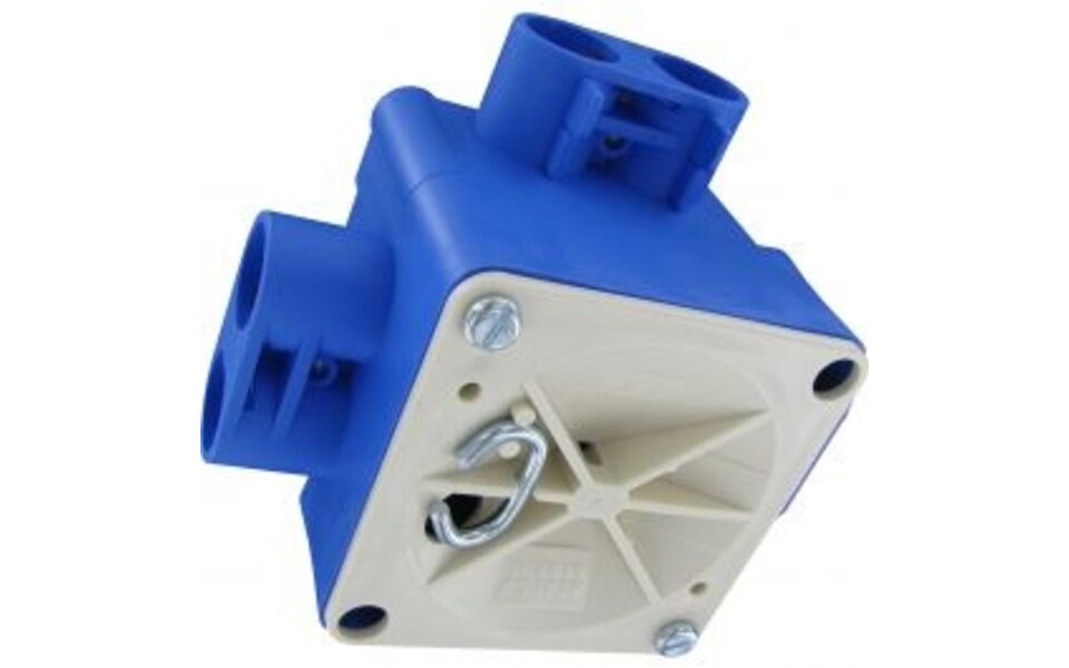 ABB ABB Centraaldoos 55mm Blauw met deksel - duurzaam LED toebehoren voor wand & plafond ABB ABB Centraaldoos 55mm Blauw met deksel - duurzaam LED toebehoren voor wand & plafond