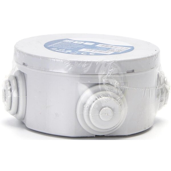 HLW LED Aigi Lassy Round Junction Box - IP44 Splashproof - Perfect for Light Cords and LED Accessories