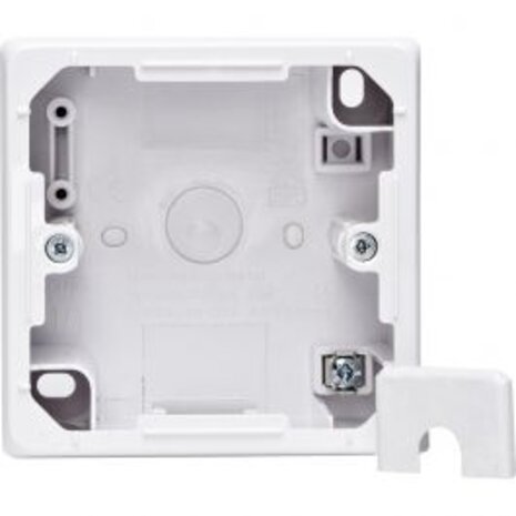 KOPP Surface-Mounted Box for Flush-Mounted Switchgear - LED Accessories - Arctic Gloss White