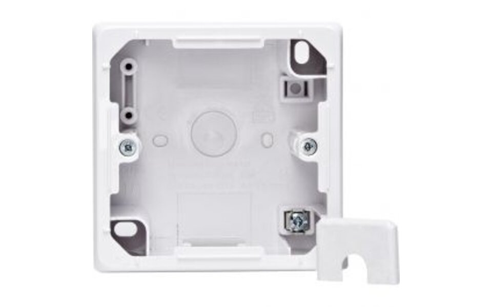 KOPP KOPP Surface-Mounted Box for Flush-Mounted Switchgear - LED Accessories - Arctic Gloss White