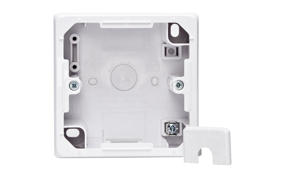 KOPP KOPP Surface-Mounted Box for Flush-Mounted Switchgear - LED Accessories - Arctic Gloss White