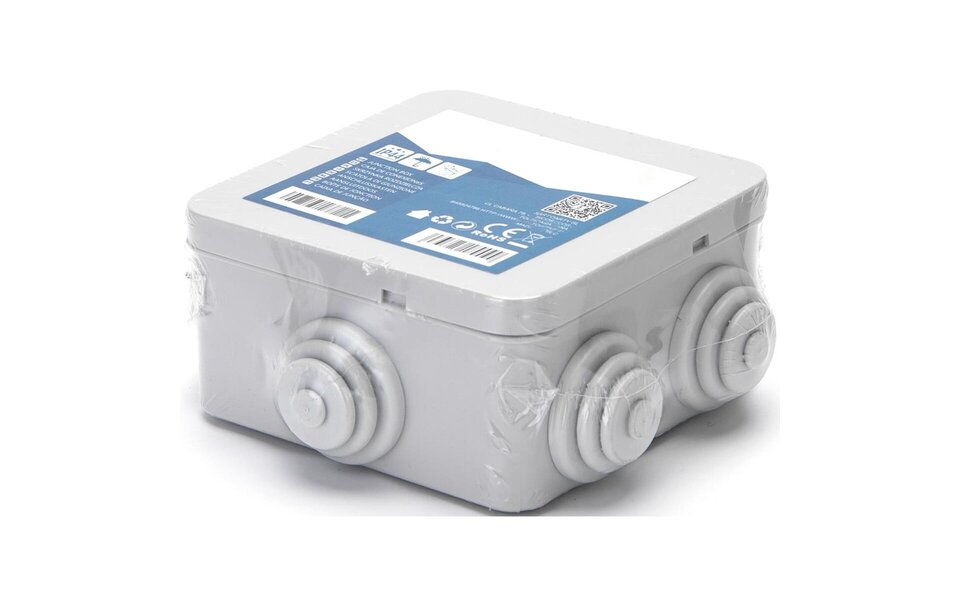 HLW LED Aigi Lassy Square Junction Box 80x80x40mm - IP44, ideal for LED accessories and light cord HLW LED Aigi Lassy Square Junction Box 80x80x40mm - IP44, ideal for LED accessories and light cord