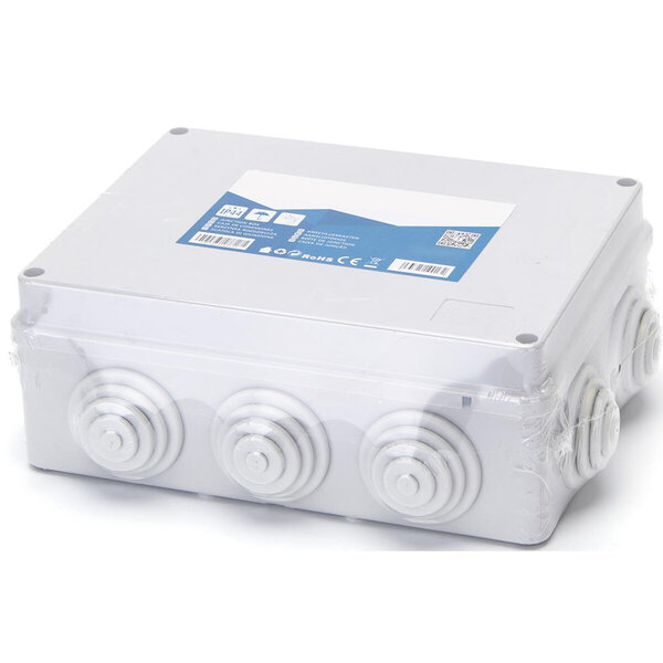 HLW LED Junction box Aigi Lassy IP44 - Gray rectangular surface-mounted box for LED accessories and light cord