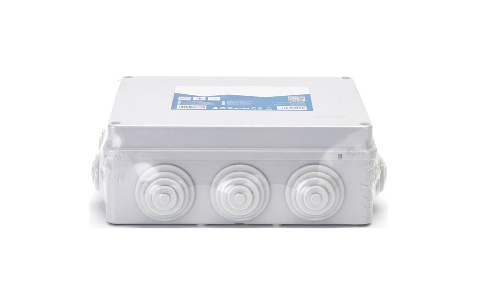 HLW LED Junction box Aigi Lassy IP44 - Gray rectangular surface-mounted box for LED accessories and light cord