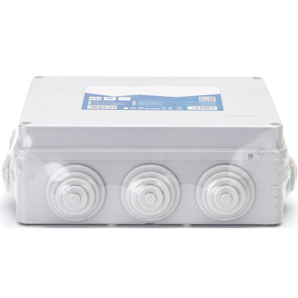HLW LED Junction box Aigi Lassy IP44 - Gray rectangular surface-mounted box for LED accessories and light cord