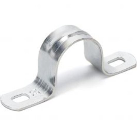 Set of 10 Galvanized Saddles 20 mm - Durable & Rust-resistant LED accessories