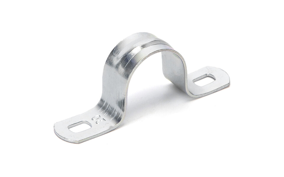 HLW LED Set of 10 Galvanized Saddles 20 mm - Durable & Rust-resistant LED accessories