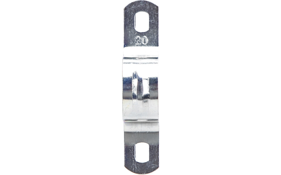 HLW LED Set of 10 Galvanized Saddles 20 mm - Durable & Rust-resistant LED accessories