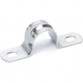 Saddle Galvanized Metal 16 mm - Set of 10 | LED accessories