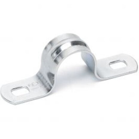 Zadelklemmen 16 mm Verzinkt Metaal - Set van 10 stuks voor LED toebehoren