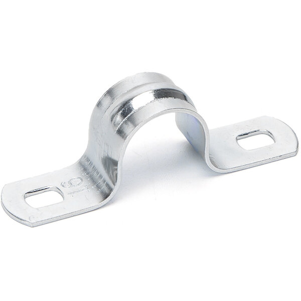 HLW LED Saddle Clamps 16 mm Galvanized Metal - Set of 10 pieces for LED accessories