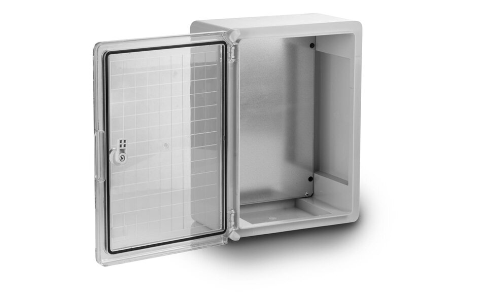 Velvalux Lege Groepenkast Velvalux Panoboxpro 350x250x150mm met transparant deksel - IP65 - LED toebehoren