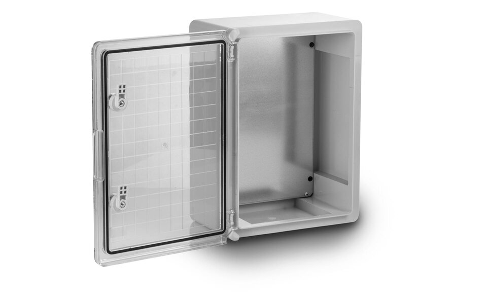 Velvalux Velvalux Panoboxpro Empty Distribution Box 500x400x245mm - Waterproof IP65, Transparent Cover