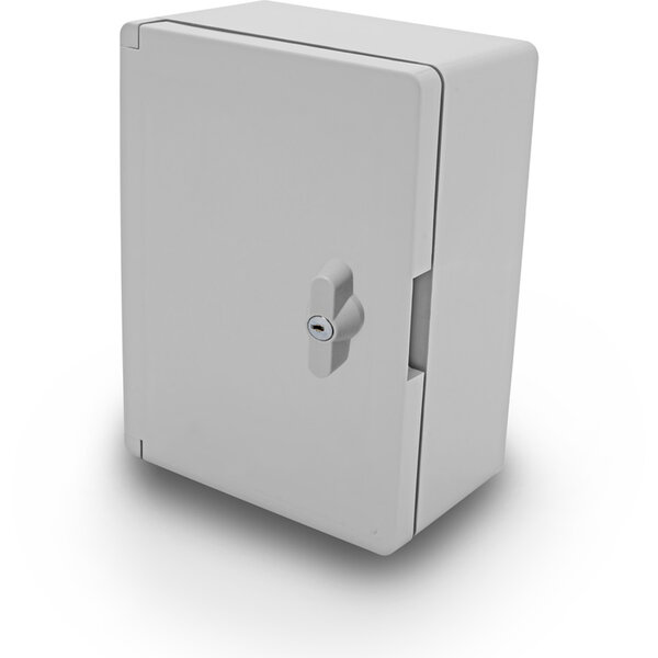 Velvalux Metal Lock for Velvalux Panoboxpro Installation Box - LED Accessories, 2 Keys, Gray