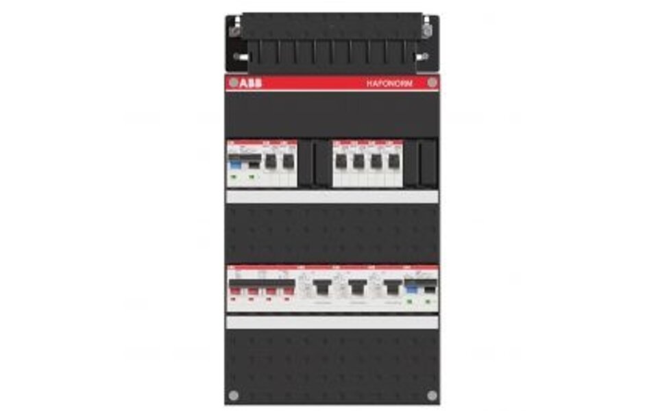 ABB ABB Groepenkast Hafonorm 3-fase 1 HS 40A 4P met LED toebehoren - Efficiënte stroombeheer ABB ABB Groepenkast Hafonorm 3-fase 1 HS 40A 4P met LED toebehoren - Efficiënte stroombeheer