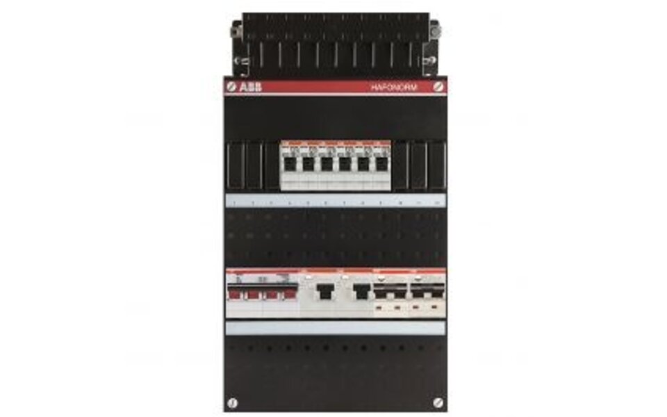 ABB ABB Groepenkast Hafonorm 3-fase 40A 4P met LED toebehoren voor veilige installatie