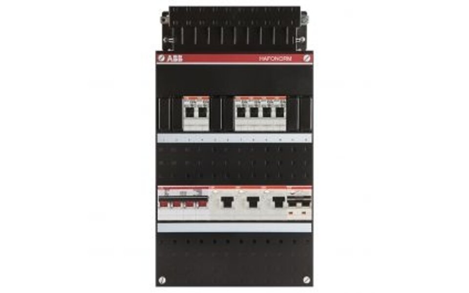 ABB ABB Hafonorm 3-phase 40A 4P distribution board with LED accessories - Reliable and energy efficient