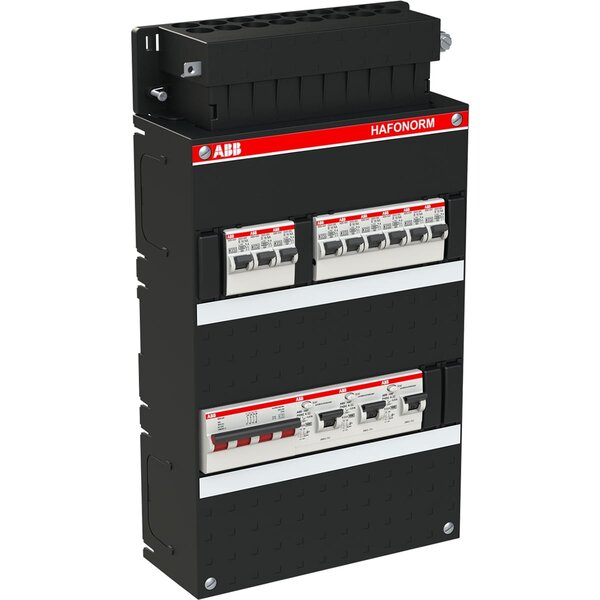 ABB ABB Hafonorm 3F 9x16A distribution box with 3 earth leakage circuit breakers - Perfect LED accessories