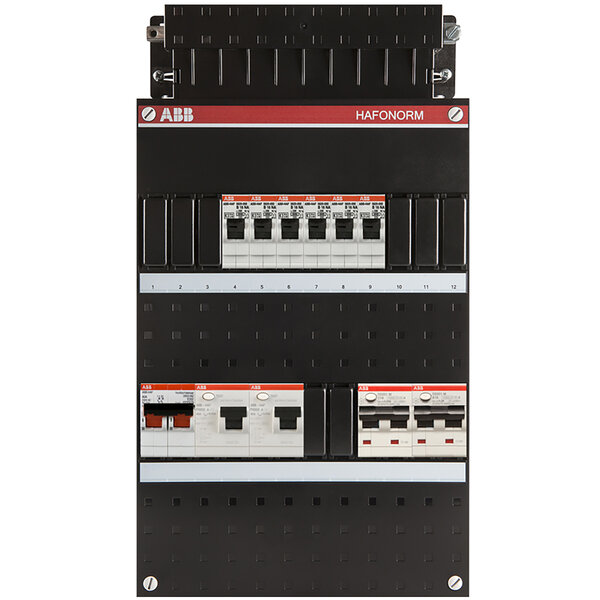 ABB ABB Hafonorm 1-phase 40A 2P distribution box with LED accessories – Safe and compact
