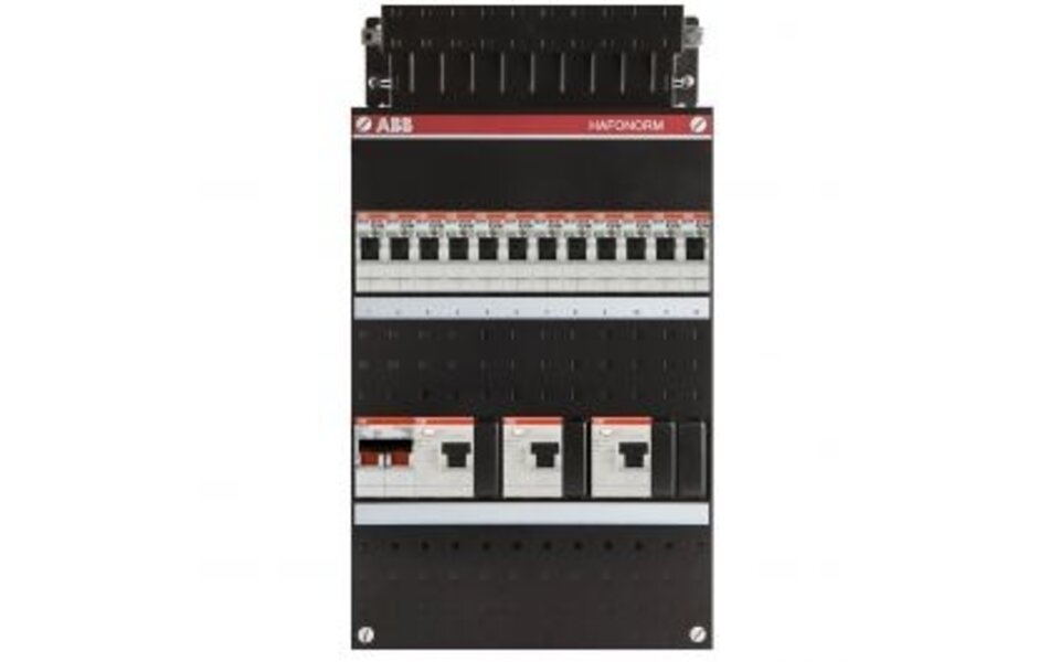ABB ABB Groepenkast Hafonorm 12x groepen + 3x 30mA aardlek | Betrouwbaar LED toebehoren