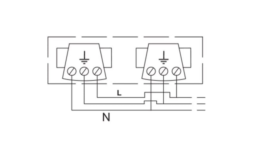 HLW LED Waterproof Double Outdoor Socket Earthed – Ideal LED Accessories