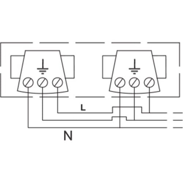 HLW LED Waterproof Double Outdoor Socket Earthed – Ideal LED Accessories