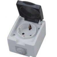 Outdoor Socket Grounded & Waterproof IP54 | LED Accessories