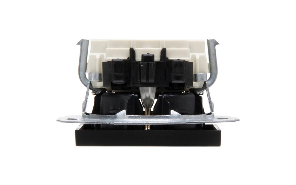 KOPP KOPP Athenis HK07 Wall Socket Matte Black - Single, Grounded & Child Safety - LED accessories