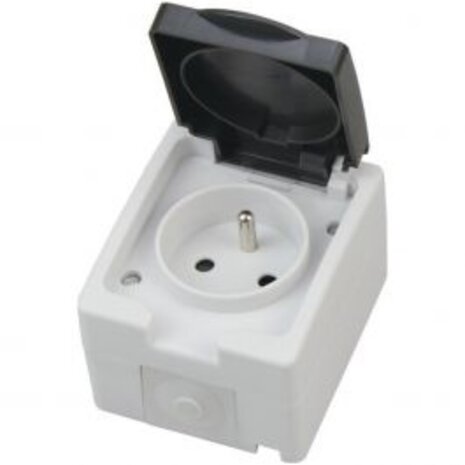 Waterproof Outdoor Socket Single Earthed IP54 - Safe & Robust | LED accessories