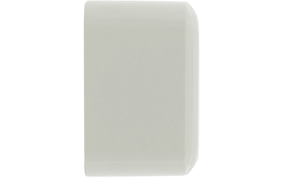 Q-LINK Q-LINK Single Wall Socket Polar White with Grounding and Child Safety – LED Accessories