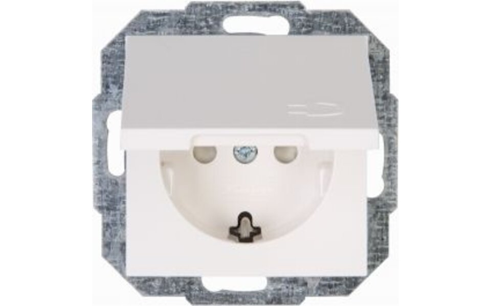 KOPP KOPP Athenis HK07 Wall Socket - Flush-Mounted Single Socket with Child Safety Feature & Grounding | LED Accessories KOPP KOPP Athenis HK07 Wall Socket - Flush-Mounted Single Socket with Child Safety Feature & Grounding | LED Accessories