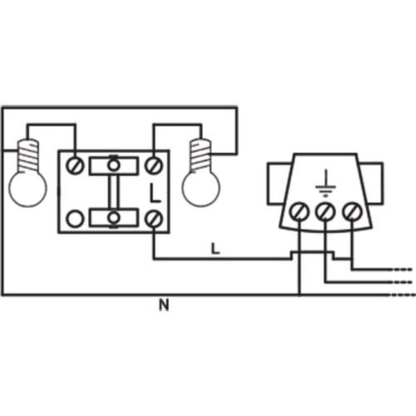 HLW LED Outdoor socket with series switch - Single/Double - Earthed and IP54 Waterproof