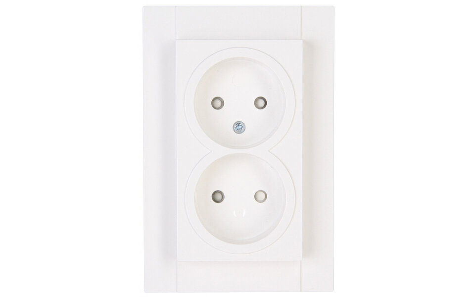 KOPP KOPP Athenis HK07 Wall Socket - Double, Childproof & LED Accessories