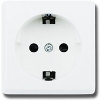 Aigi Kuta White Wall Socket - Single with Grounding