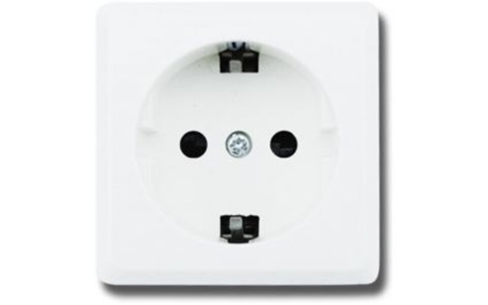 HLW LED Aigi Kuta White Wall Socket - Single, Earth Connection & Safe LED Accessories HLW LED Aigi Kuta White Wall Socket - Single, Earth Connection & Safe LED Accessories