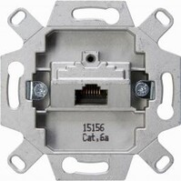 KOPP UTP RJ45 Socket CAT6 - Flush-mounted, 1-gang, Shielded