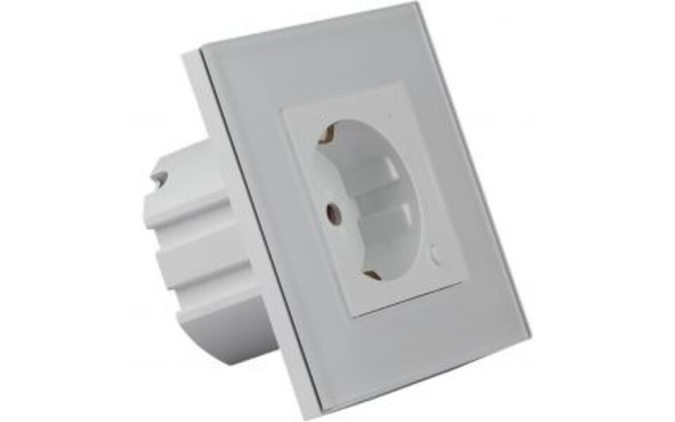 HLW LED Viron Wimo Smart WiFi Wandcontactdoos 1-voudig Geaard met LED Toebehoren