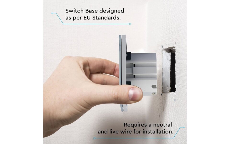 HLW LED Viron Wimo Smart WiFi Wandcontactdoos 1-voudig Geaard met LED Toebehoren