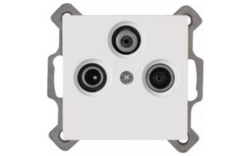 KOPP KOPP Athenis HK07 Flush-Mounted Coax Wall Socket – TV, Radio, Satellite & LED Accessories