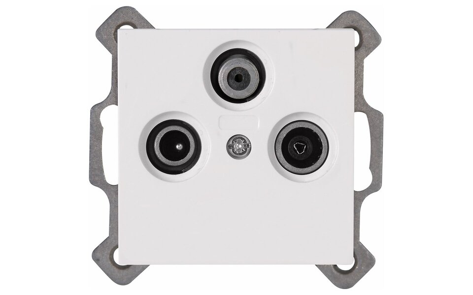 KOPP KOPP Athenis HK07 Inbouw Coax Wandcontactdoos – TV, Radio, Satelliet & LED Toebehoren KOPP KOPP Athenis HK07 Inbouw Coax Wandcontactdoos – TV, Radio, Satelliet & LED Toebehoren