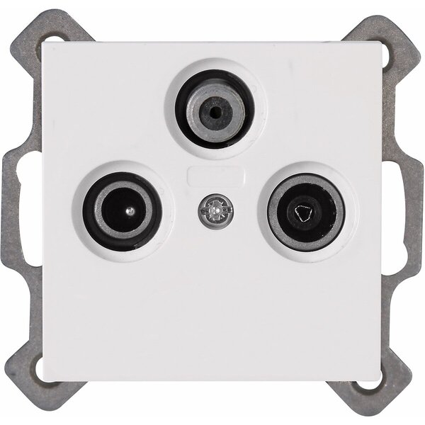 KOPP KOPP Athenis HK07 Inbouw Coax Wandcontactdoos – TV, Radio, Satelliet & LED Toebehoren