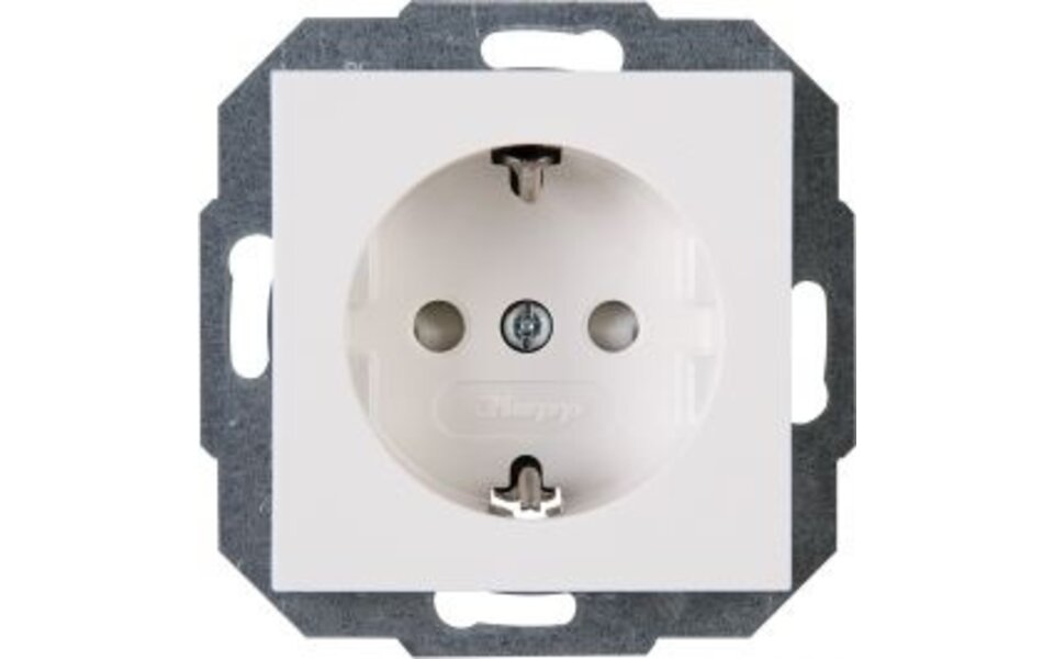 KOPP KOPP Athenis HK07 Wall Socket - Single Socket with Child Safety and Grounding - LED accessories KOPP KOPP Athenis HK07 Wall Socket - Single Socket with Child Safety and Grounding - LED accessories