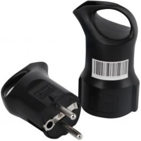 Plug Set 3680W LED Accessories - Schuko & Counter Plug with Grounding and Child Safety