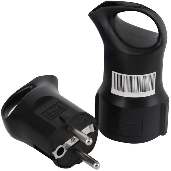 HLW LED Plug Set 3680W LED Accessories - Schuko & Counter Plug with Grounding and Child Safety