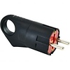 Velis Schuko Plug - Splashproof IP44, Handle & Earth Pin