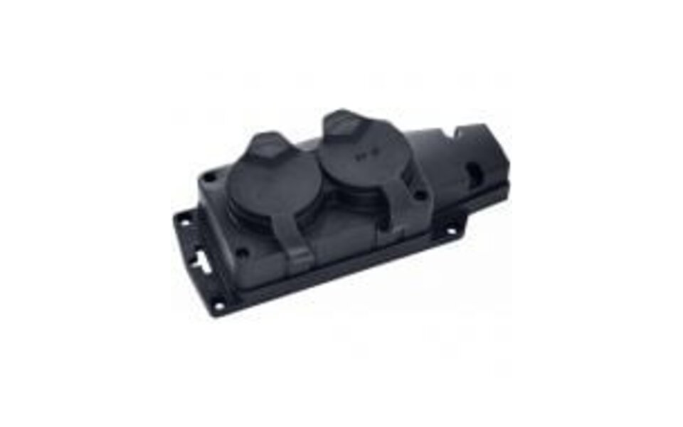 HLW LED Velis Schuko Stekker - Spatwaterdicht IP44, 16A, Handvat & Randaarde - LED Toebehoren